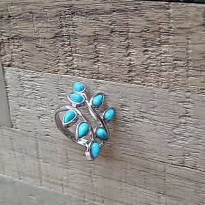 Fairooz leaves beads ring